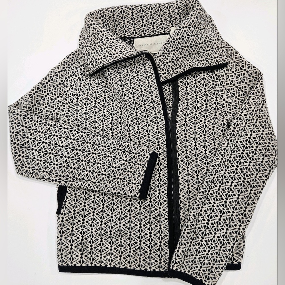 Change Of The Moon Women's Moto Style Cardigan Sweater